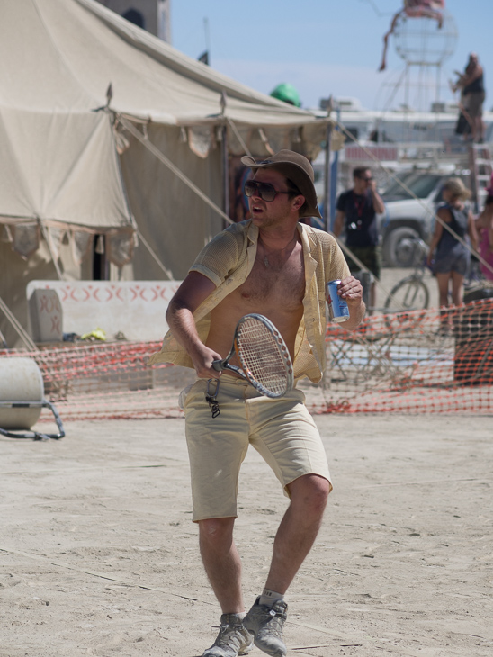 Ganesh Tennis Court, Burning Man photo