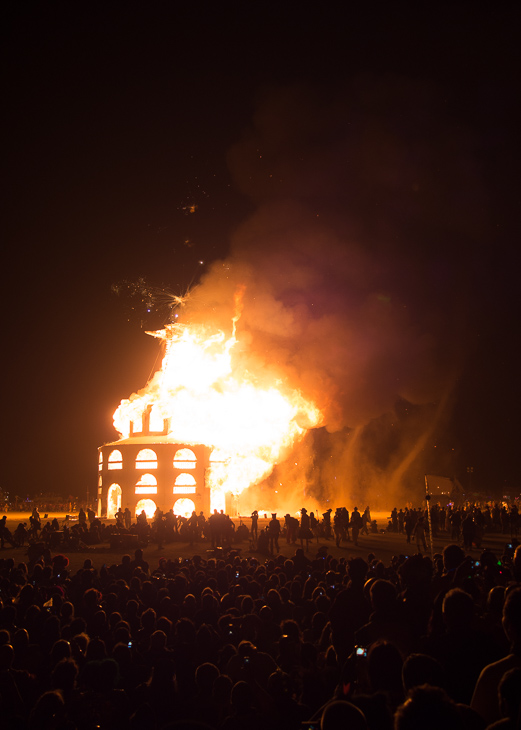 The Man on Fire, Burning Man photo