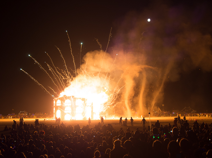 Dust Devils at the Burn, Burning Man photo