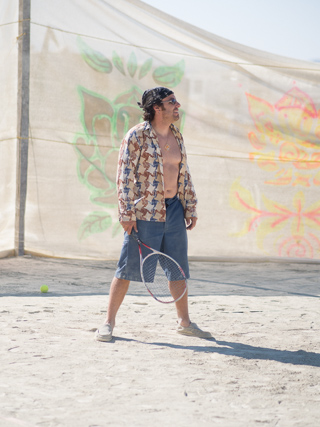 Ganesh Tennis Court, Burning Man photo