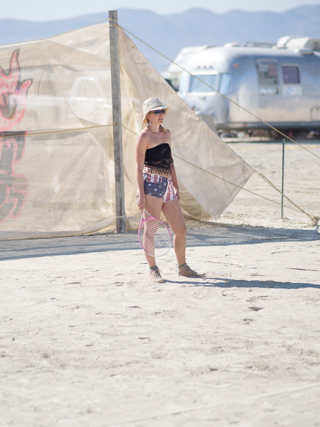 Ganesh Tennis Court, Burning Man photo