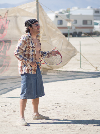 Ganesh Tennis Court, Burning Man photo