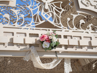 Flowers at the Temple, Burning Man photo