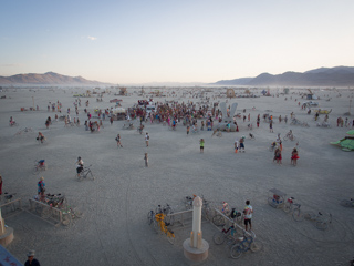 View from the Man, Burning Man photo