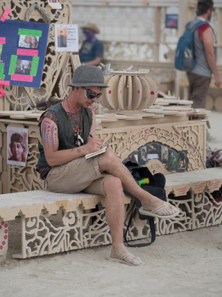 At the Temple, Burning Man photo