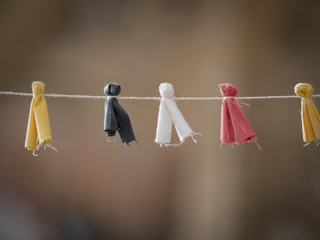 Tiny Prayer Flags, Burning Man photo