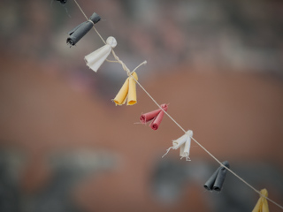 Tiny Prayer Flags, Burning Man photo