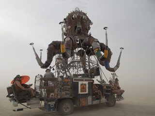Steampunk Octopus, Burning Man photo