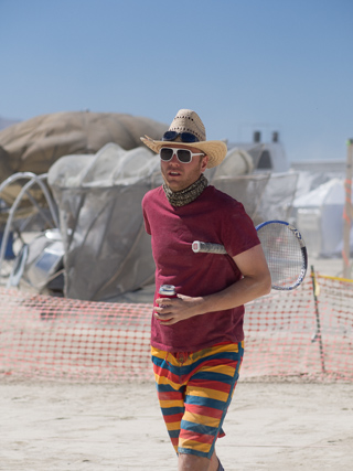 Ganesh Tennis Court, Burning Man photo