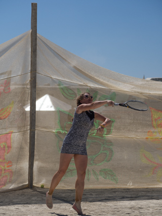 Ganesh Tennis Court, Burning Man photo