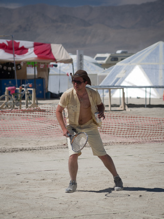 Ganesh Tennis Court, Burning Man photo