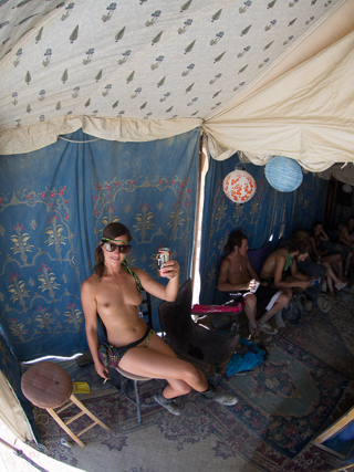 Beloved Inside the Big Tent, Burning Man photo