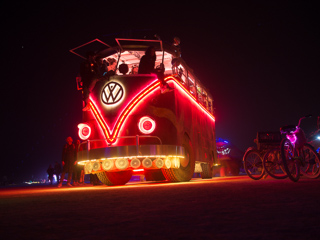 Walter the Minibus, Burning Man photo