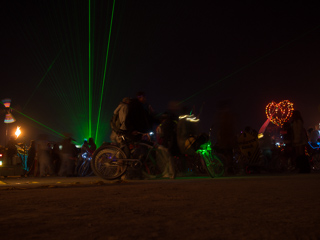 Laser Light, Burning Man photo