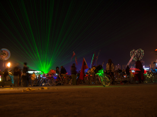 Laser Light, Burning Man photo