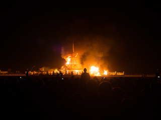 Temple Burn, Burning Man photo