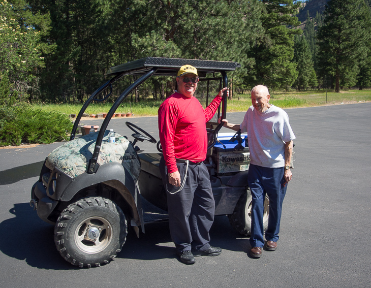 Dave and Dad, Dave in Montana photo