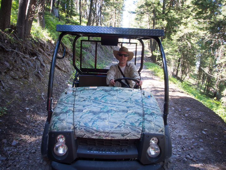 John in the Mule, Dave in Montana photo