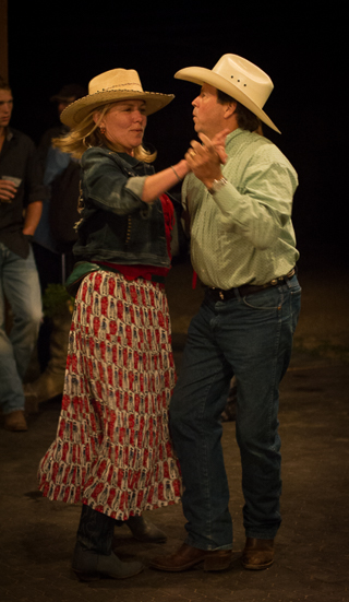 Storey and Andy Dancing, Red Lodge photo