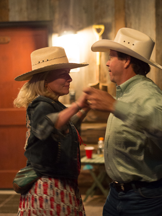 Storey and Andy Dancing, Red Lodge photo