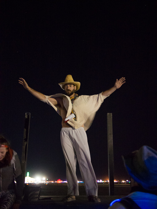 Spontaneous Preacher, Burning Man photo