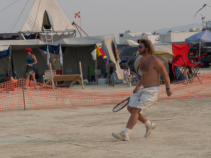 Ganesh Tennis Court, Burning Man photo