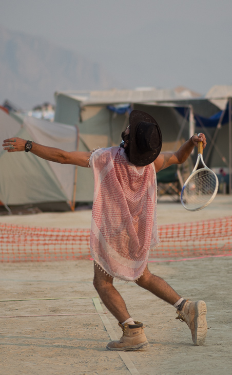 Ganesh Tennis Court, Burning Man photo