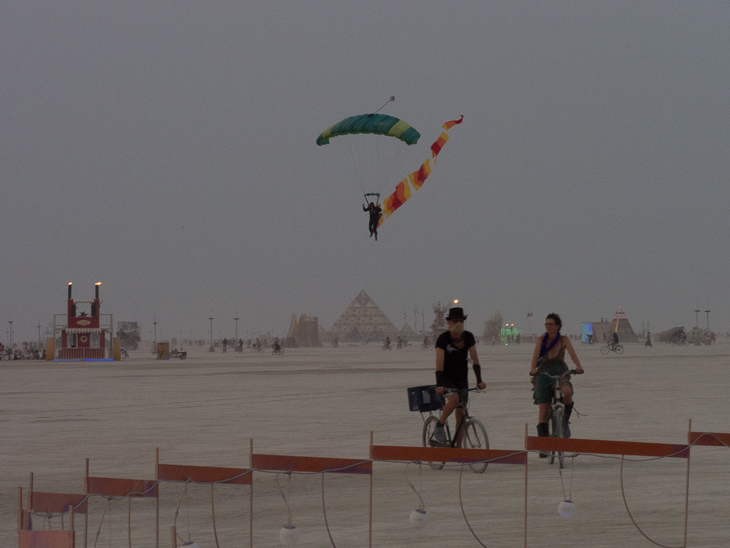 Parachute, Burning Man photo