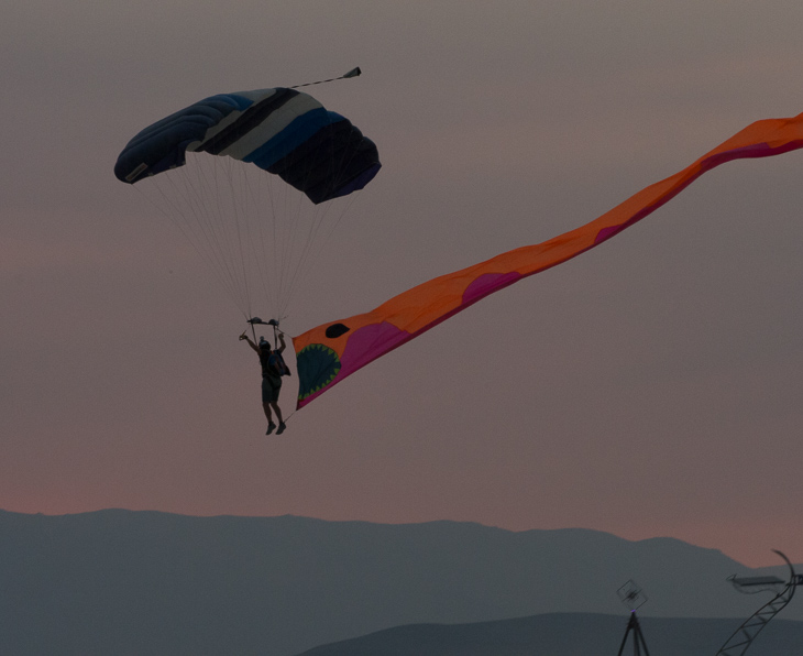 Parachute, Burning Man photo