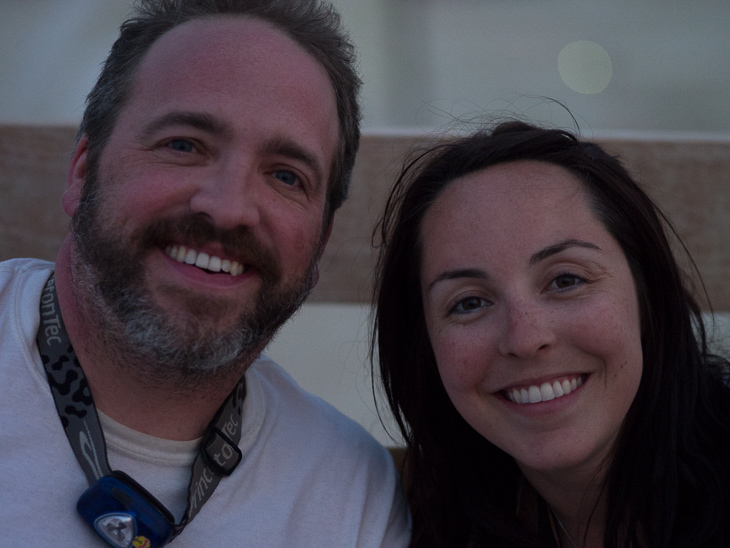 Scott and Kelly, Burning Man photo