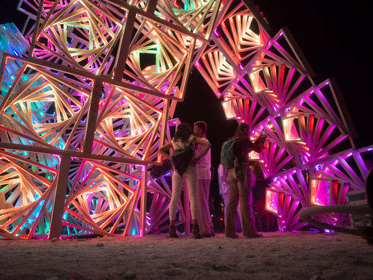 Marvin the Vortexagon, Burning Man photo