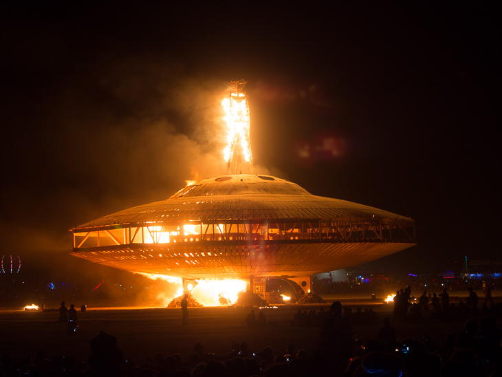 The Man Burns, Burning Man photo