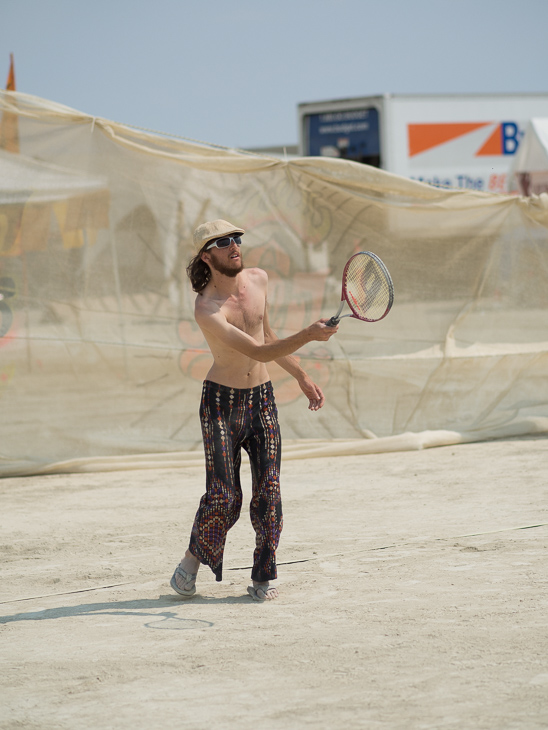 Ganesh Tennis Court, Burning Man photo