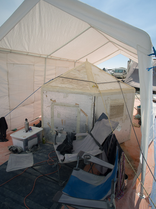 Hexayurt, Burning Man photo