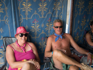 Marsha and All Good, Burning Man photo