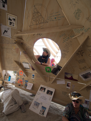 The Temple of Whollyness, Burning Man photo