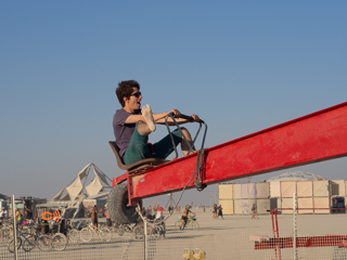 Teeter Totter of Death, Burning Man photo
