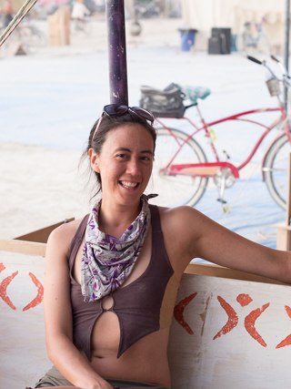 Vanessa, Burning Man photo