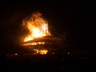 The Man Burns, Burning Man photo