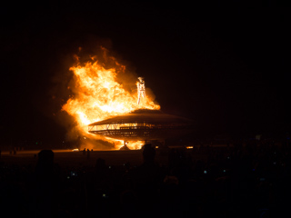 The Man Burns, Burning Man photo