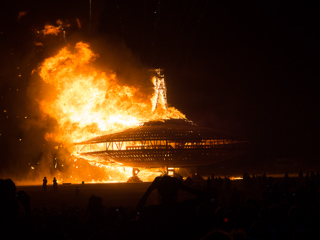 The Man Burns, Burning Man photo