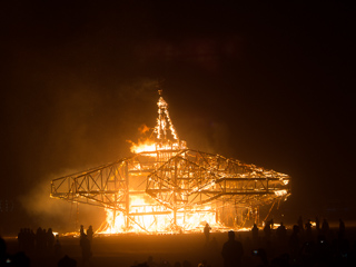 The Man Burns, Burning Man photo