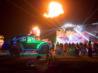 Big Red and Kalliope, Burning Man photo