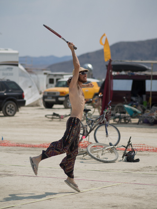 Ganesh Tennis Court, Burning Man photo