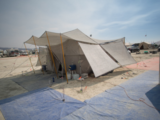 Rocket Tent, Burning Man photo