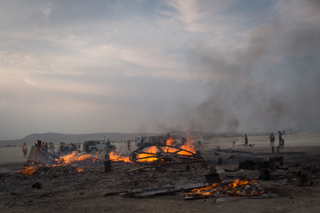 Remains of the Man, Burning Man photo