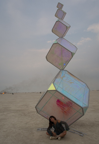 (In)Visible, Burning Man photo