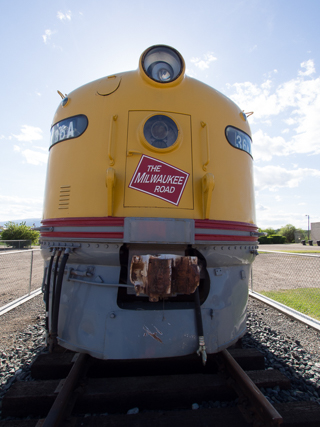 Milwaukee Road Locomotive, Montana Road Trip photo