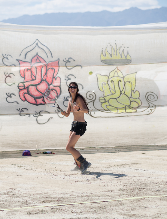 Strip Tennis, Burning Man photo