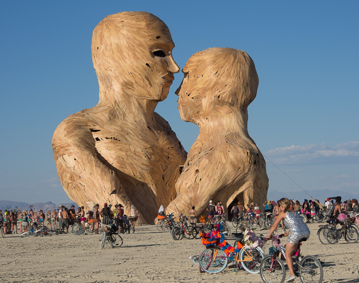 Embrace, Burning Man photo